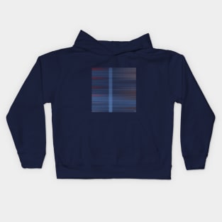 Modern, abstract and soft Color Lines Kids Hoodie